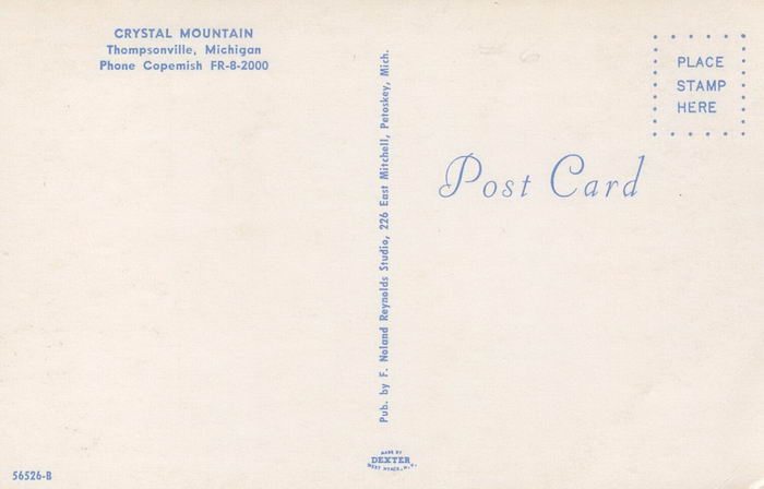 Crystal Mountain - Old Postcard Photo (newer photo)